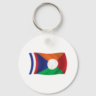 Porte-clés Drapeau de la Réunion