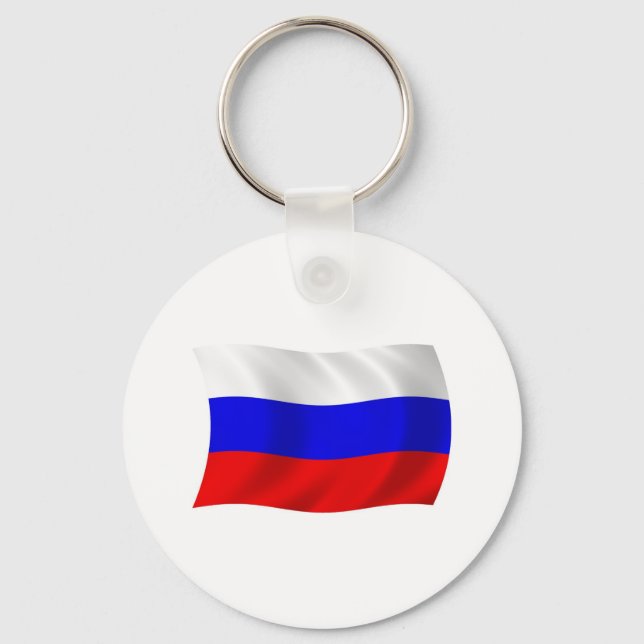 Porte-clés Drapeau de la Russie (Recto)
