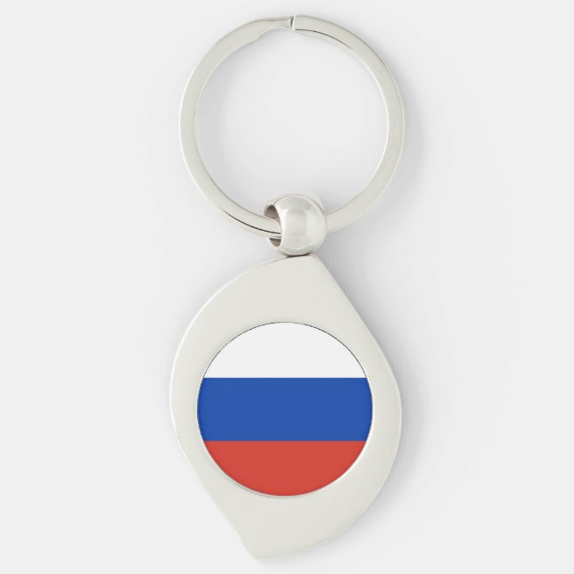 Porte-clés Drapeau de la Russie (Devant)
