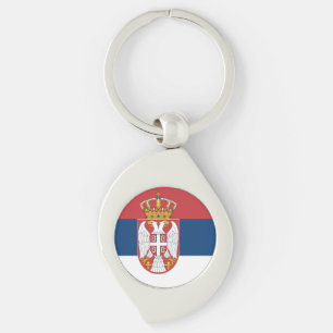 Porte-clés Drapeau de la Serbie
