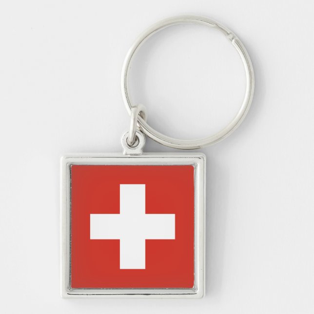 Porte-clés Drapeau de la Suisse (Devant)