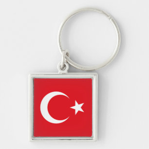 Porte-clés drapeau de la turquie