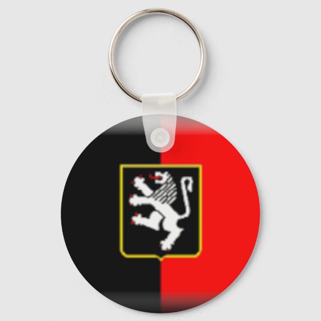 Porte-clés Drapeau de la Vallée d'Aoste (Recto)