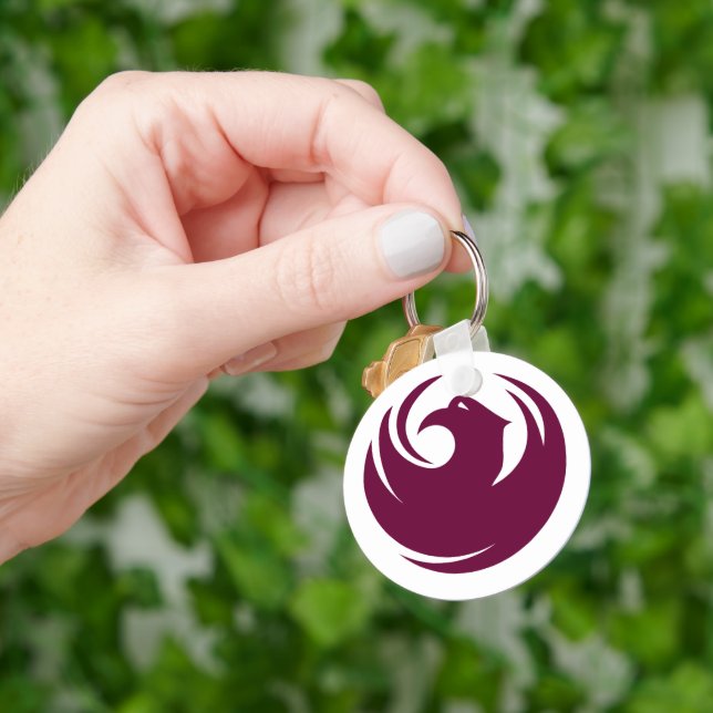 Porte-clés Drapeau de la ville de Phoenix Arizona (main)