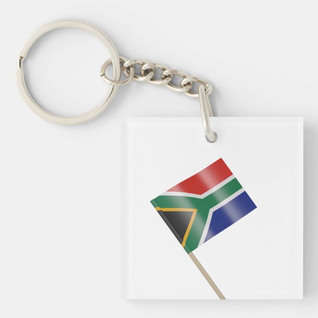 Porte-clés Drapeau de l'Afrique du Sud (Devant)