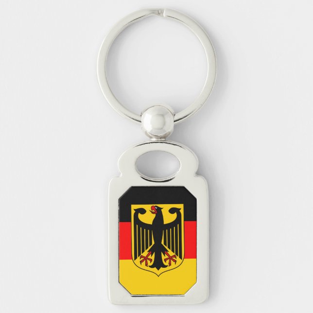 Porte-clés Drapeau de l'Allemagne (Devant)
