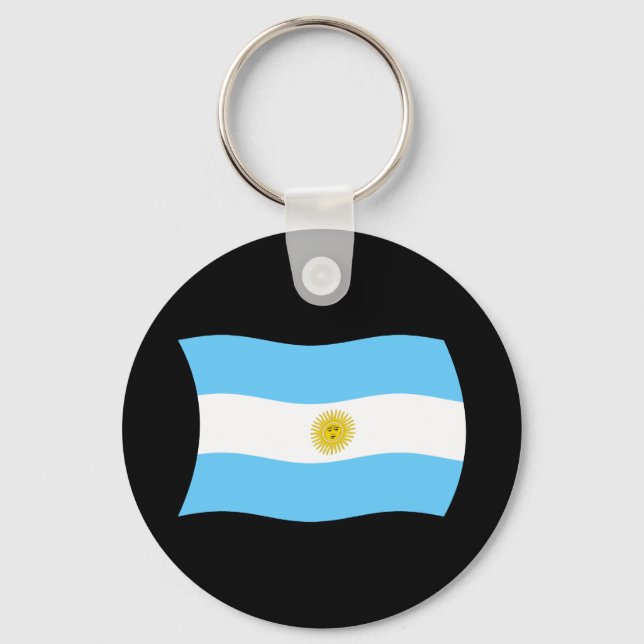 Porte-clés Drapeau de l'Argentine (Recto)