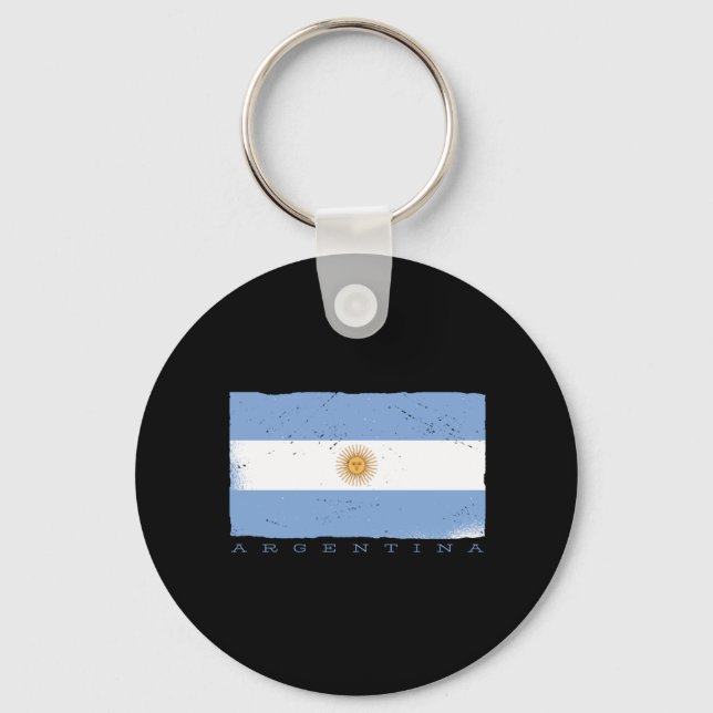Porte-clés Drapeau de l'ARGENTINE (Recto)