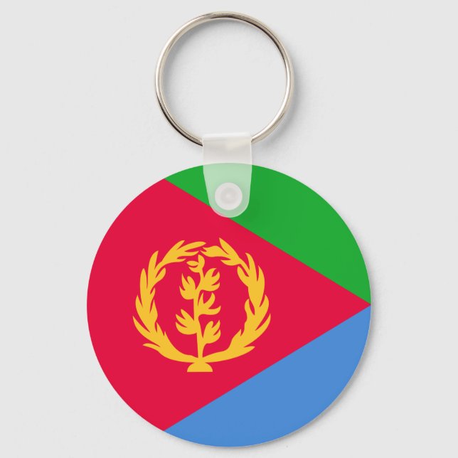 Porte-clés Drapeau de l'Érythrée (Recto)