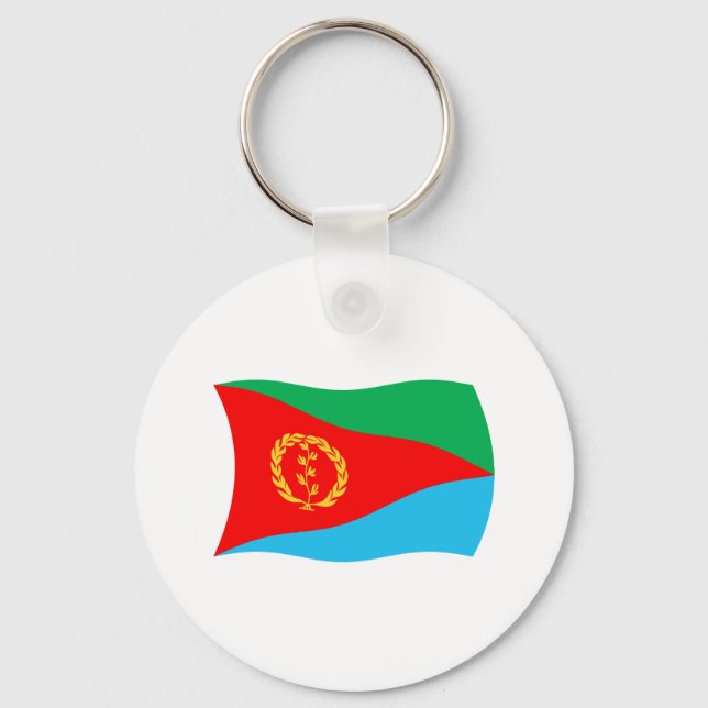 Porte-clés Drapeau de l'Érythrée (Recto)
