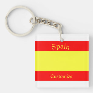 Porte-clés Drapeau de l'Espagne Thunder_Cove
