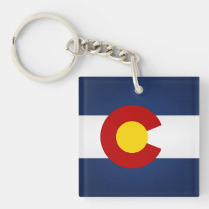 Porte-clés Drapeau De L'État cool Du Colorado