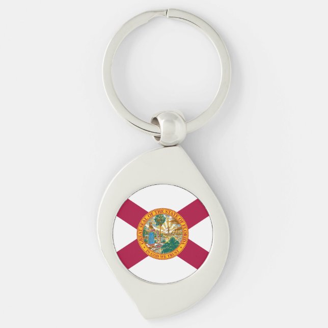Porte-clés Drapeau de l'État de Floride (Devant)
