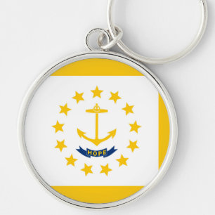 Porte-clés Drapeau de l'État de Rhode Island