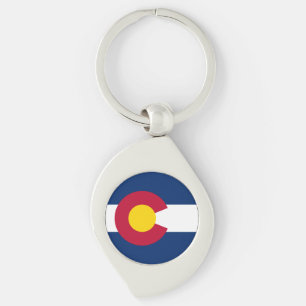 Porte-clés Drapeau de l'État du Colorado