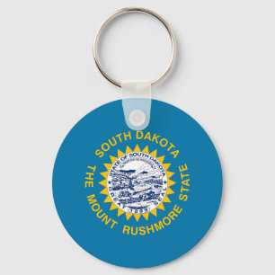 Porte-clés Drapeau de l'État du Dakota du Sud