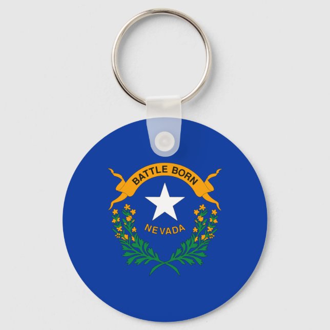Porte-clés Drapeau de l'État du Nevada (Recto)