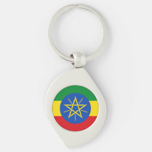 Porte-clés Drapeau de l'Éthiopie