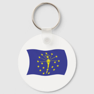 Porte-clés Drapeau de l'Indiana