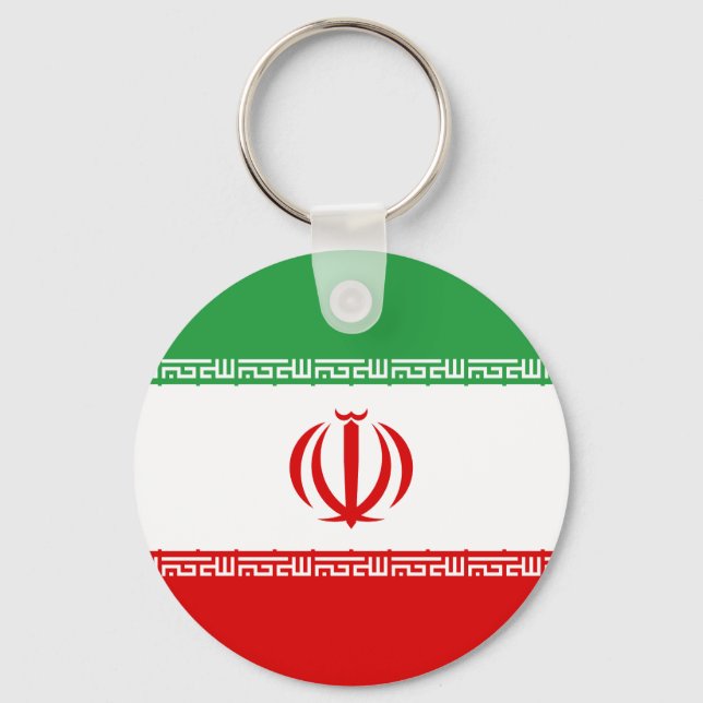 Porte-clés Drapeau de l'Iran (Recto)
