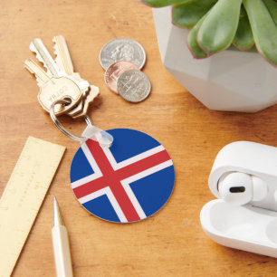Porte-clés Drapeau de l'Islande