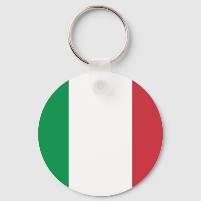 Porte-clés Drapeau de l'Italie (Recto)
