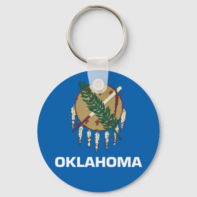 Porte-clés Drapeau de l'Oklahoma (Recto)