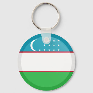 Porte-clés Drapeau de l'Ouzbékistan