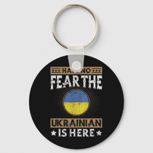 Porte-clés Drapeau de l'Ukraine Ukrainiens fiers Hommes et Fe