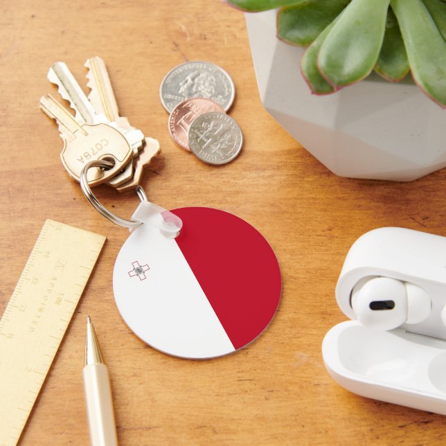Porte-clés Drapeau de Malte (Bureau)