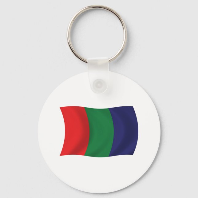 Porte-clés Drapeau de Mars (Recto)