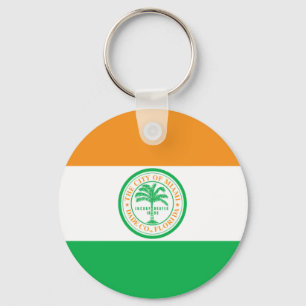 Porte-clés Drapeau de Miami, Floride