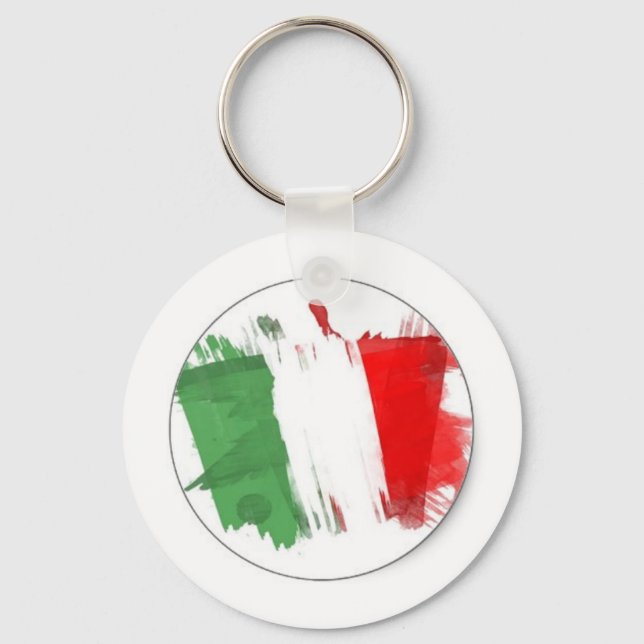 Porte-clés Drapeau de mode italien (Recto)