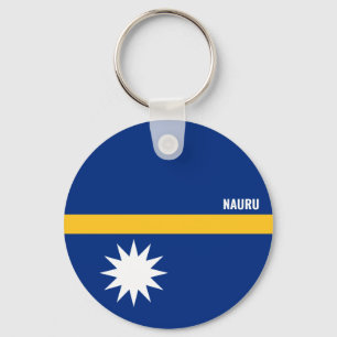 Porte-clés Drapeau de Nauru charme patriotique
