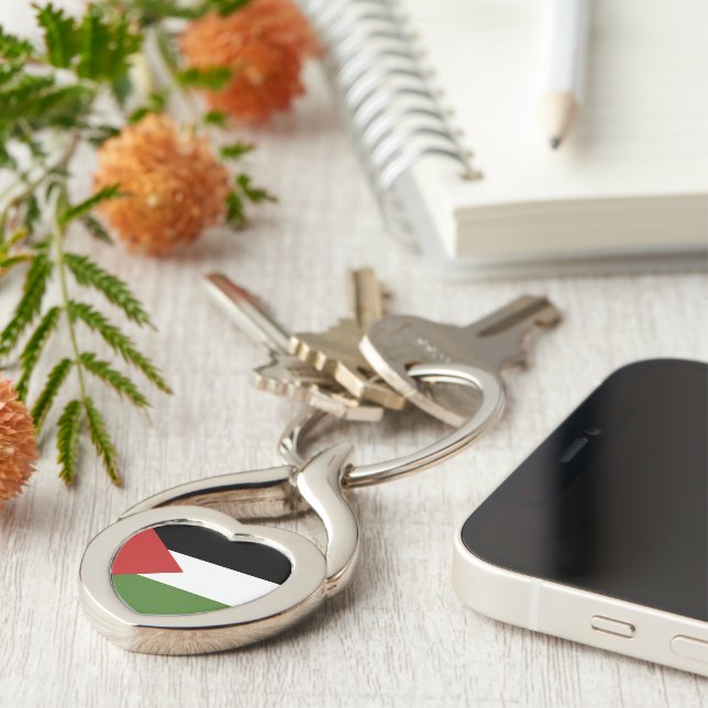 Porte-clés Drapeau de Palestine (Côté )