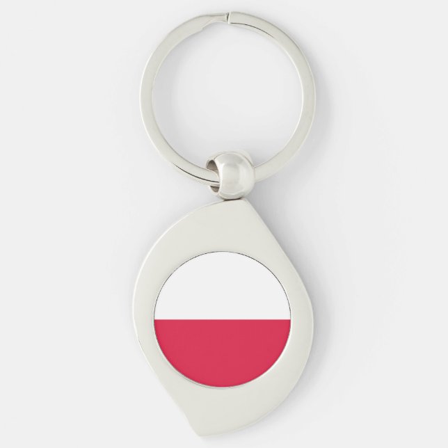 Porte-clés Drapeau de Pologne (Devant)