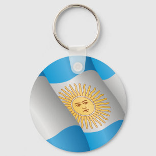 Porte-clés Drapeau de porte - clé de l'Argentine