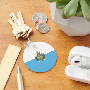 Porte-clés Drapeau de Saint-Marin