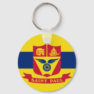 Porte-clés Drapeau de Saint Paul, Porte - clé du Minnesota