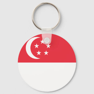 Porte-clés Drapeau de Singapour