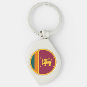 Porte-clés Drapeau de Sri Lanka