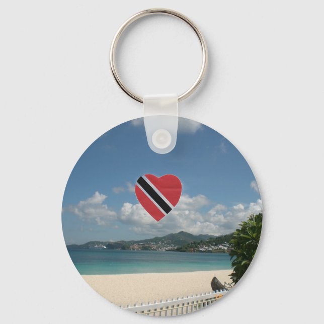 Porte-clés Drapeau de Trinité-et-Tobago (Recto)