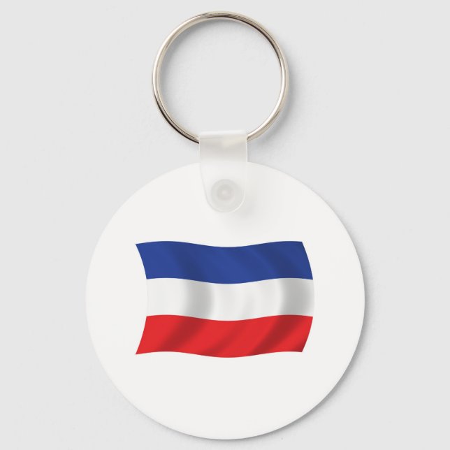 Porte-clés Drapeau de Yougoslavie (Recto)