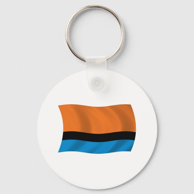 Porte-clés Drapeau des Chagossiens (Recto)