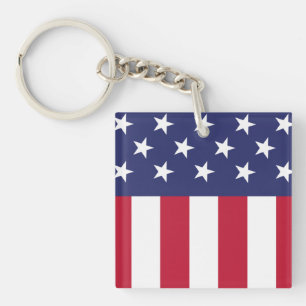 Porte-clés Drapeau des États-Unis d'Amérique