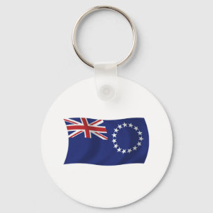 Porte-clés Drapeau des Îles Cook