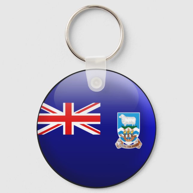 Porte-clés Drapeau des îles Falkland (Recto)