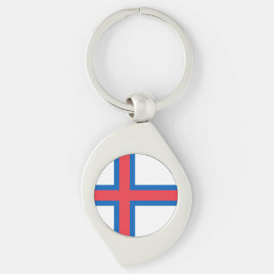 Porte-clés Drapeau des îles Féroé