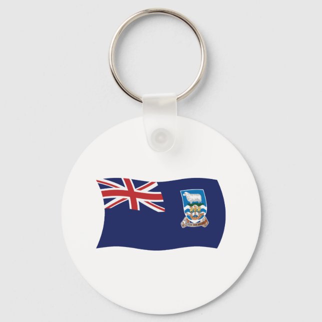 Porte-clés Drapeau des Îles Malouines (Recto)