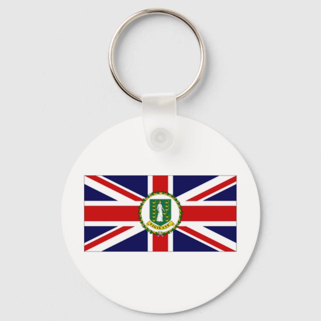 Porte-clés Drapeau des îles Vierges britanniques (Recto)